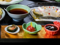 季節の三種盛り | 榊原温泉　神湯館　お料理