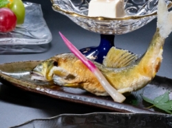 鮎の塩焼き | 榊原温泉　神湯館　お料理